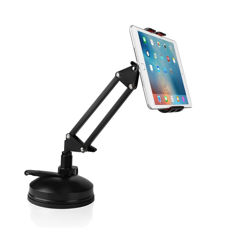 BOW Universal Adjustable Suction Desk Mount for iPhone iPad Samsung etc. - Black-2