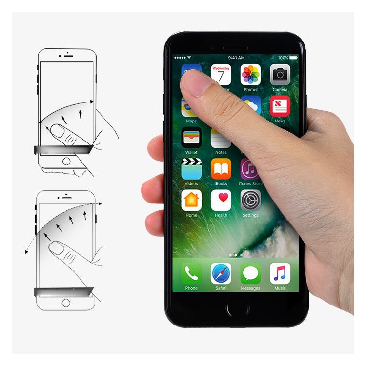 Rotary Raindrop Shaped Smartphone Holder Stand Mount for iPhone Samsung Huawei - Black-3