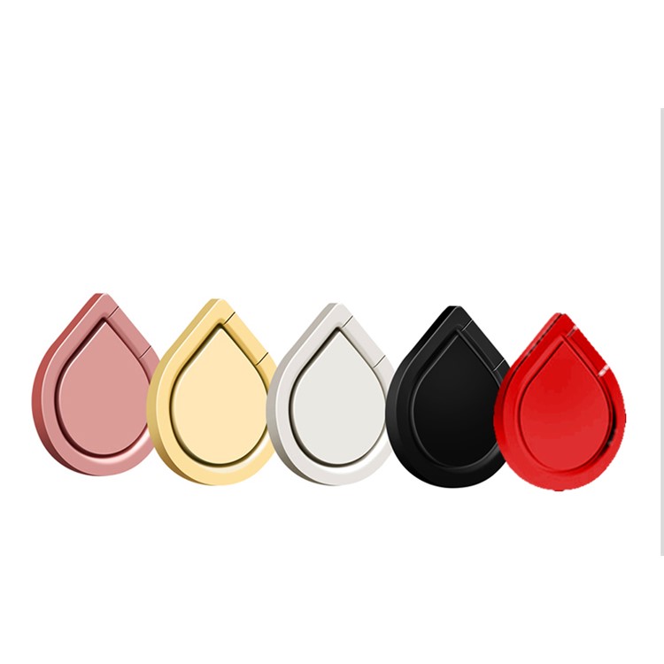 Rotary Raindrop Shaped Smartphone Holder Stand Mount for iPhone Samsung Huawei - Black-8