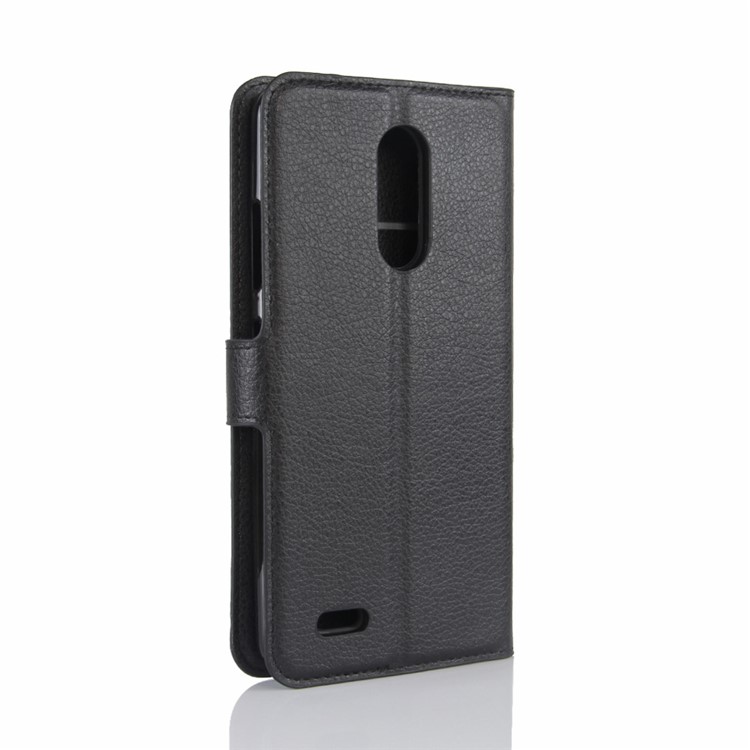 Litchi Texture Stand Leather Wallet Flip Case for ZTE Max Xl N9560/Z986 - Black-6
