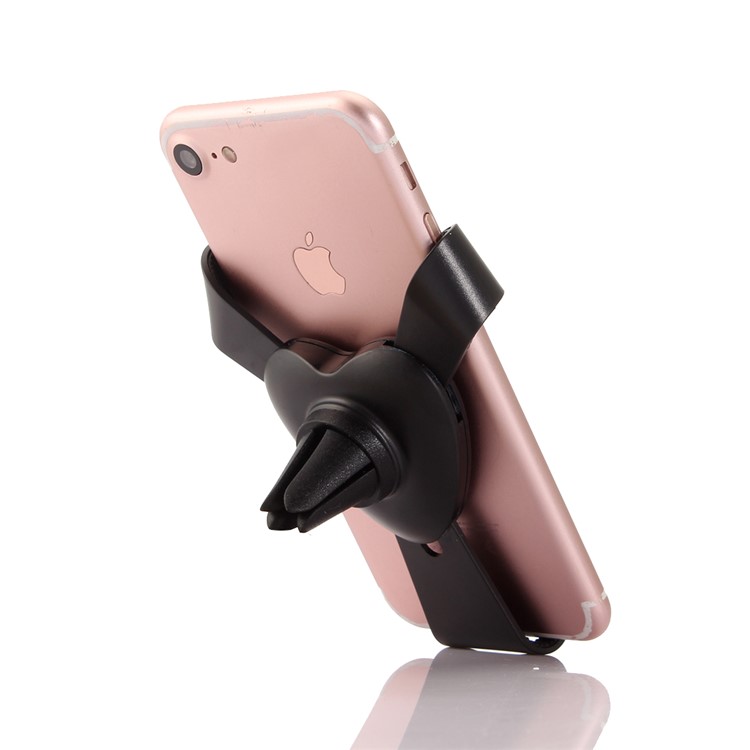 Telescopic Car Air Vent Mount Heart Shape Phone Holder for iPhone 7 Plus Samsung Galaxy Mega 6.3 I9200 I9208 Etc - Black-4