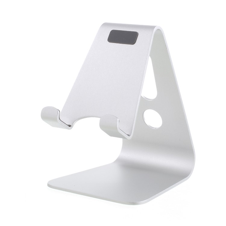 Lightweight Aluminum Alloy Desktop Mount for iPhone iPad etc. Smartphones and Tablets - White-1