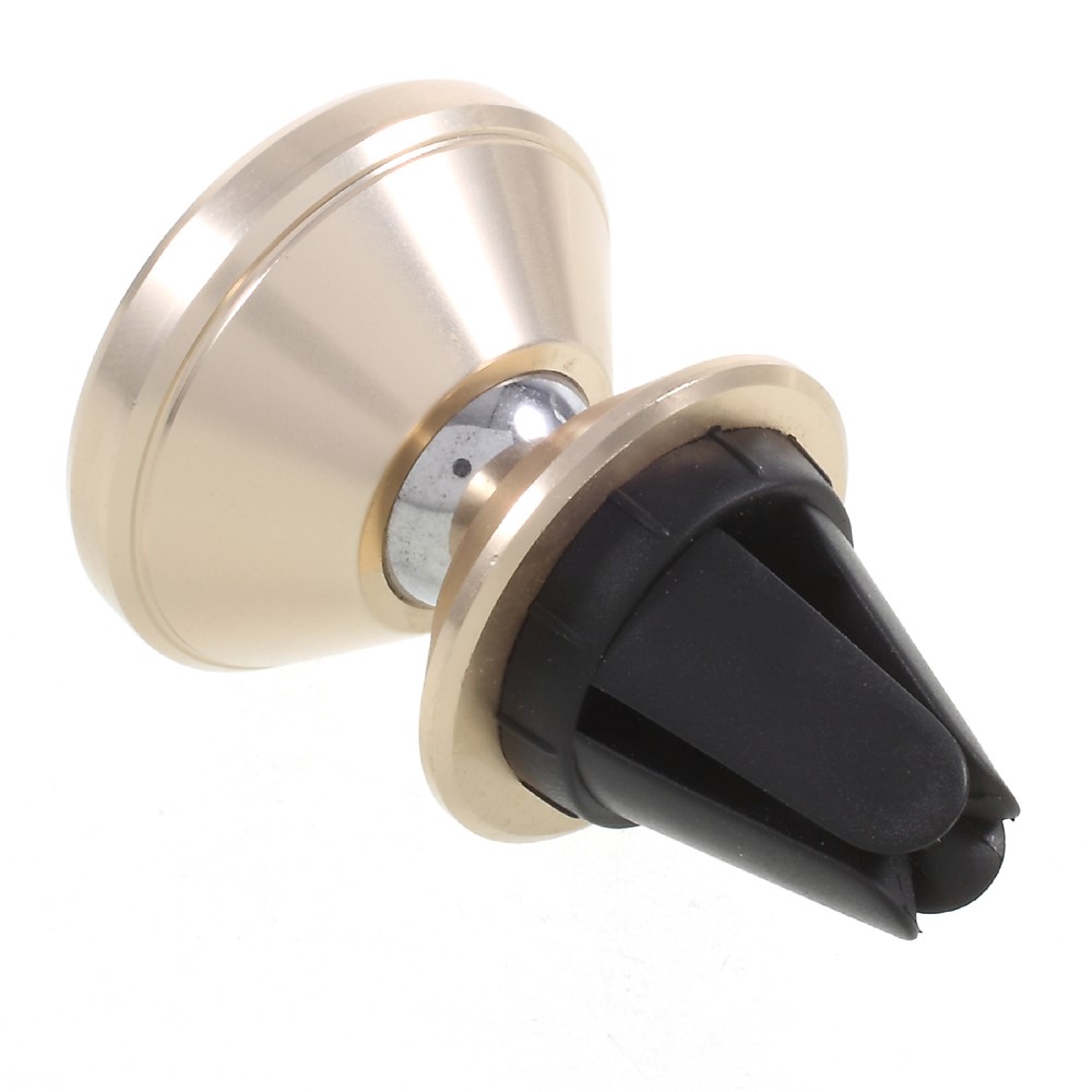 Magnetic Air Vent Mobile Phone Car Mount Bracket (Short Version) - Gold Color-6
