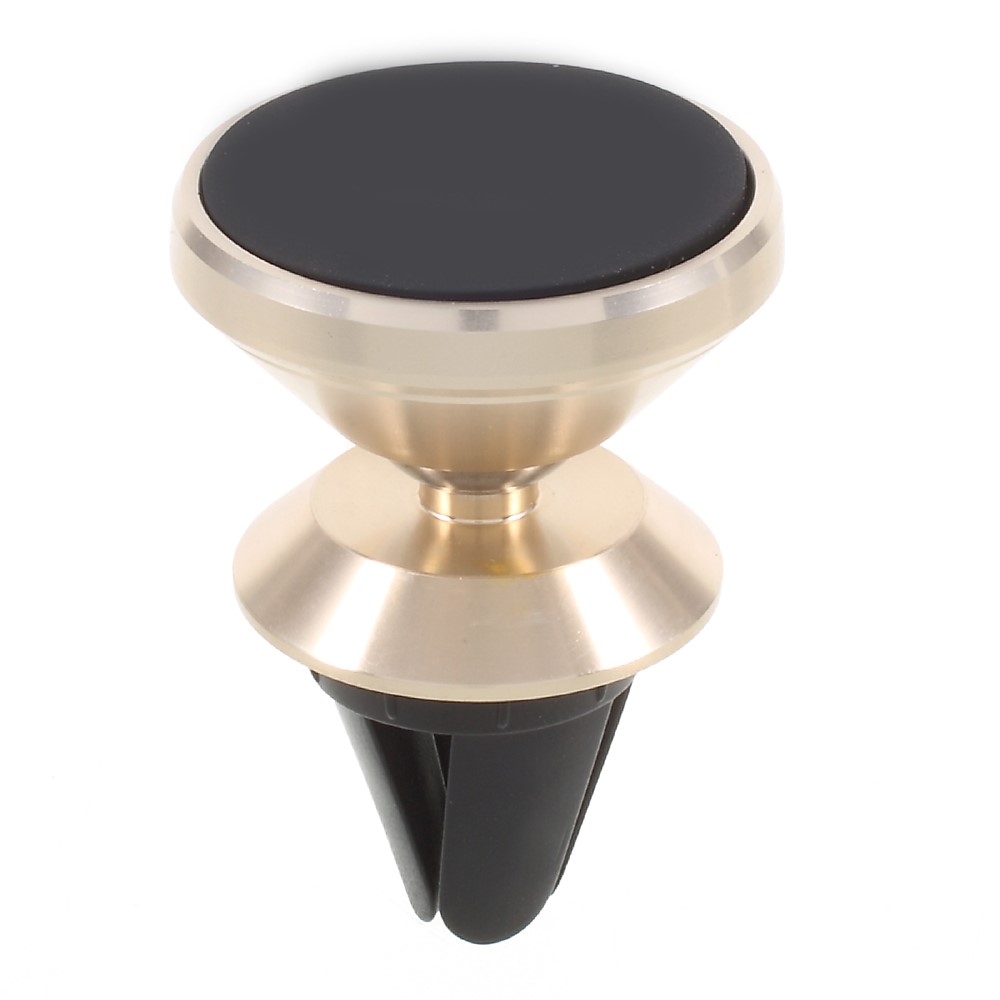 Magnetic Air Vent Mobile Phone Car Mount Bracket (Short Version) - Gold Color-7