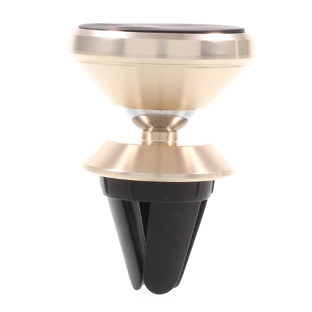 Magnetic Air Vent Mobile Phone Car Mount Bracket (Short Version) - Gold Color-8