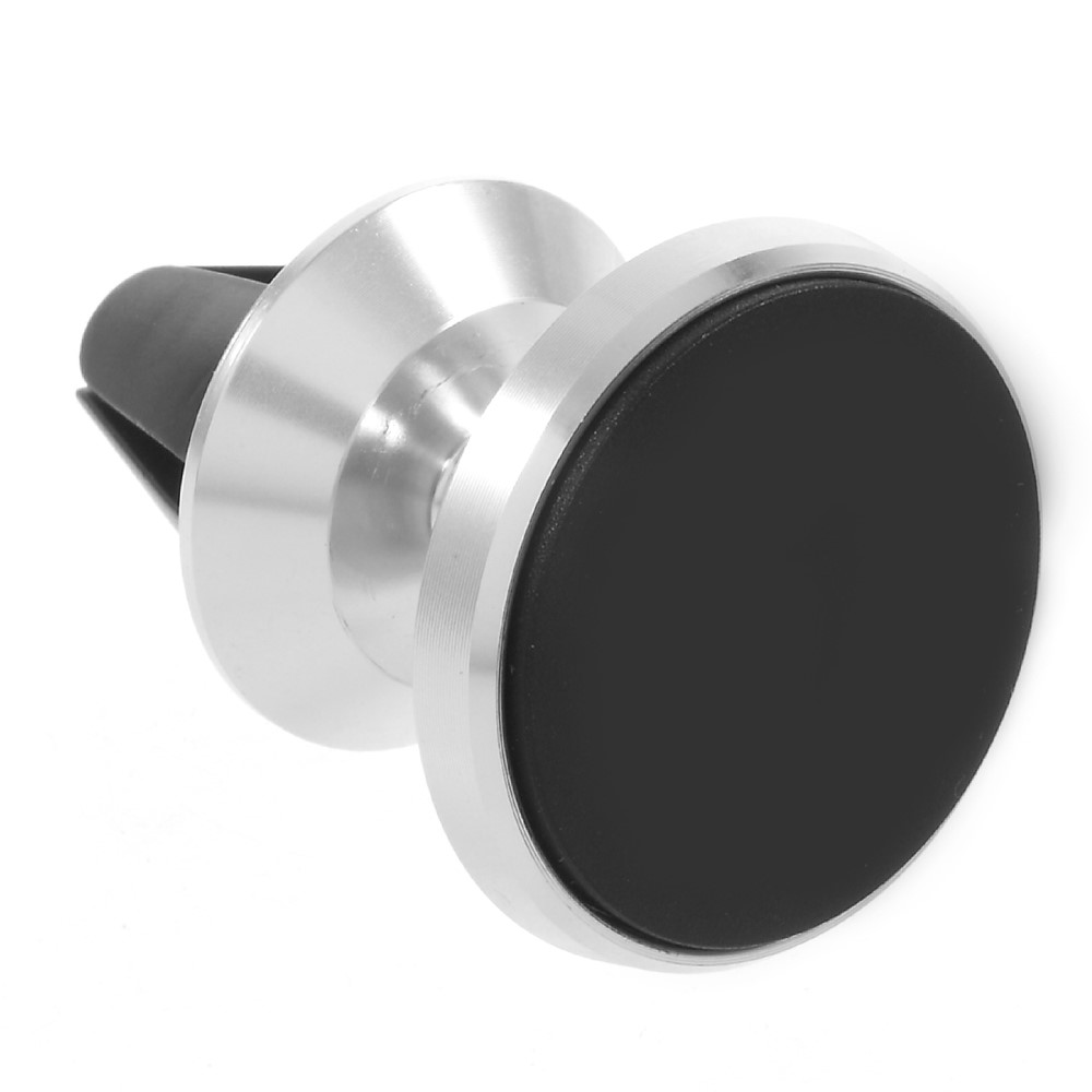 Adjustable Angle Universal Mobile Phone Magnetic Car Mount Holder (Short Version) - Silver Color-1
