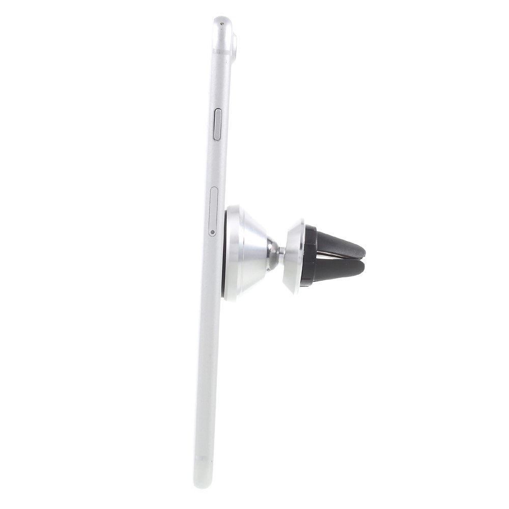 Adjustable Angle Universal Mobile Phone Magnetic Car Mount Holder (Short Version) - Silver Color-4