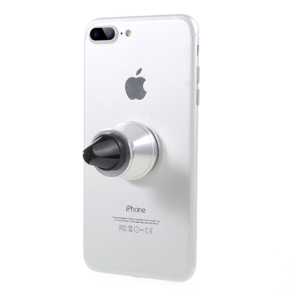 Adjustable Angle Universal Mobile Phone Magnetic Car Mount Holder (Short Version) - Silver Color-5