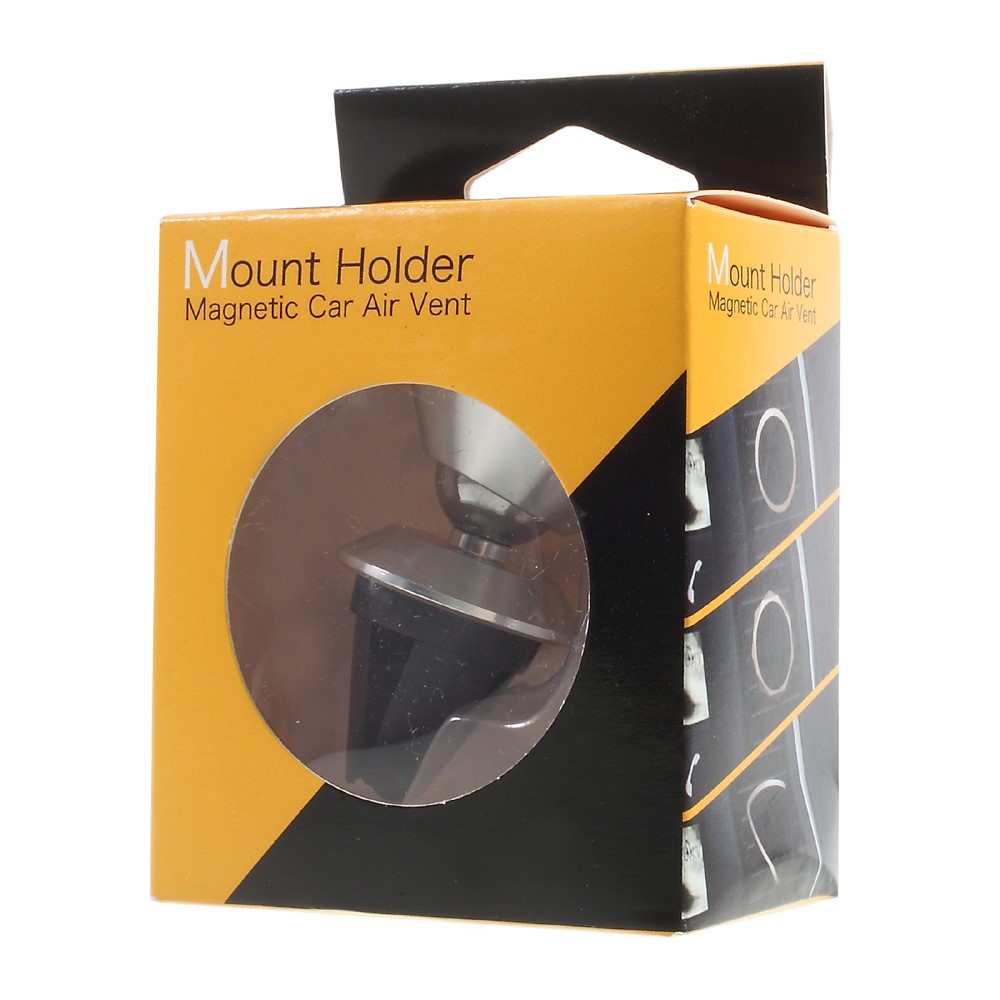 Adjustable Angle Universal Mobile Phone Magnetic Car Mount Holder (Short Version) - Silver Color-8