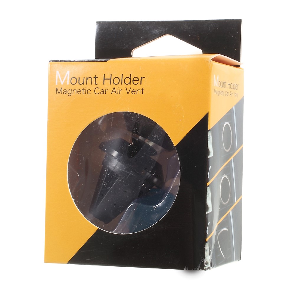 Air Vent Magnetic Adjustable Angle Universal Mobile Phone Car Mount Holder (Short Version) - Black-11