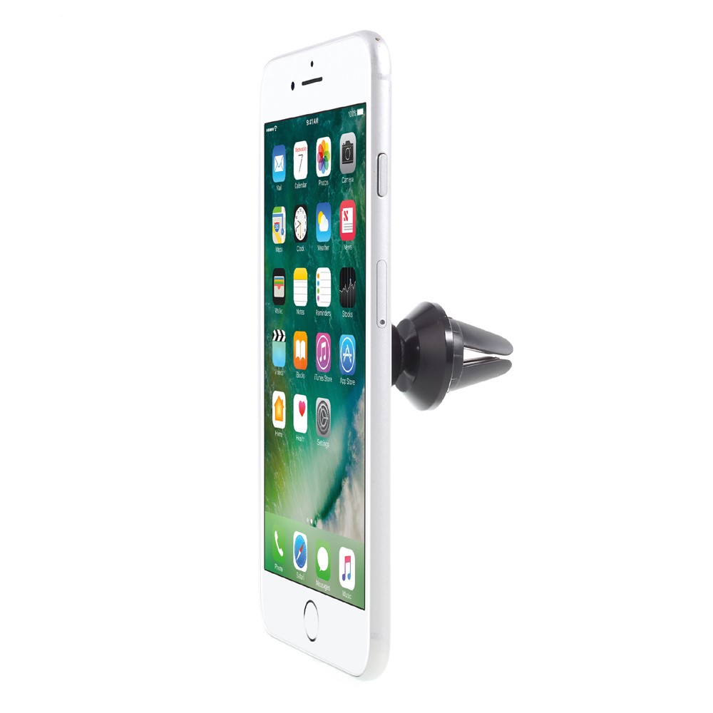 Air Vent Magnetic Adjustable Angle Universal Mobile Phone Car Mount Holder (Short Version) - Black-4
