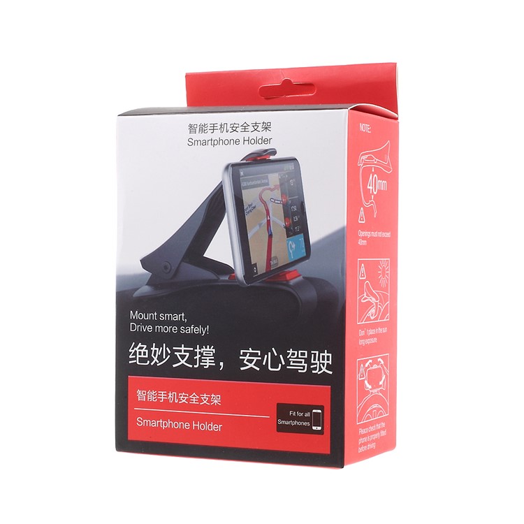 Universal Clip Smartphone Holder for iPhone 7 Plus / 7 etc, Max Width: 10cm-8