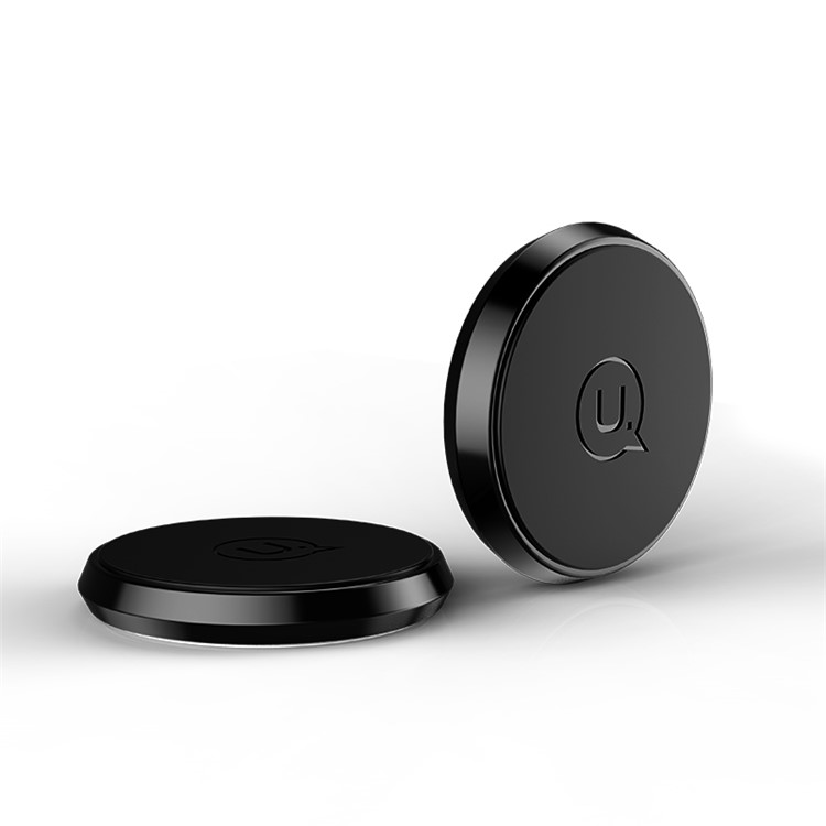 USAMS US-ZJ020 Universal Mini Magnetic Adhesive Plated Car Mount Phone Holder for iPhone Samsung Etc. - Black-3