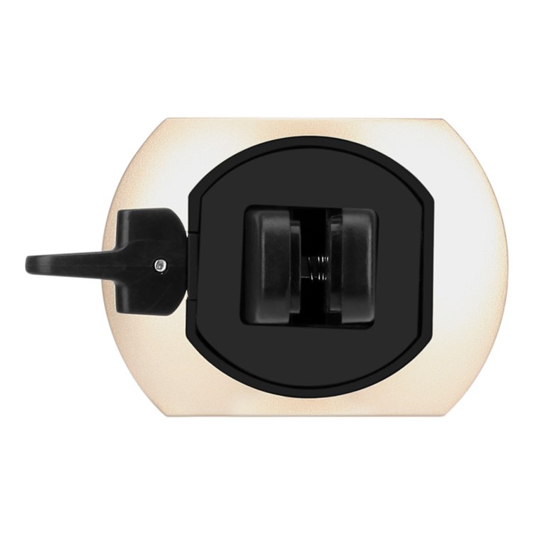 MOMAX Elite Magnetic 360° Rotation Phone Car Mount Mini Stand Holder - Gold Color-4