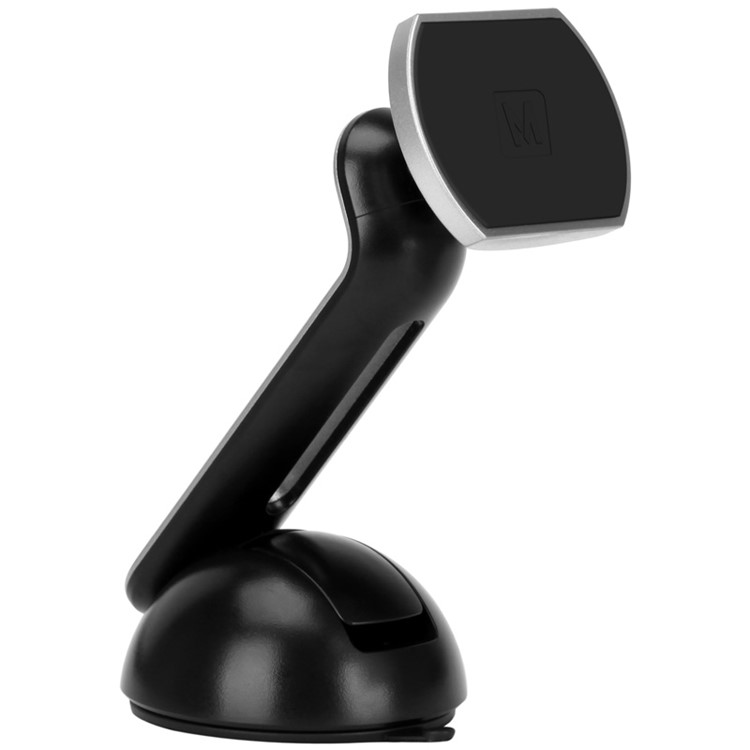 

MOMAX Elite Suction Style Magnetic Car Mount Holder for iPhone Samsung HTC Etc. - Silver Color