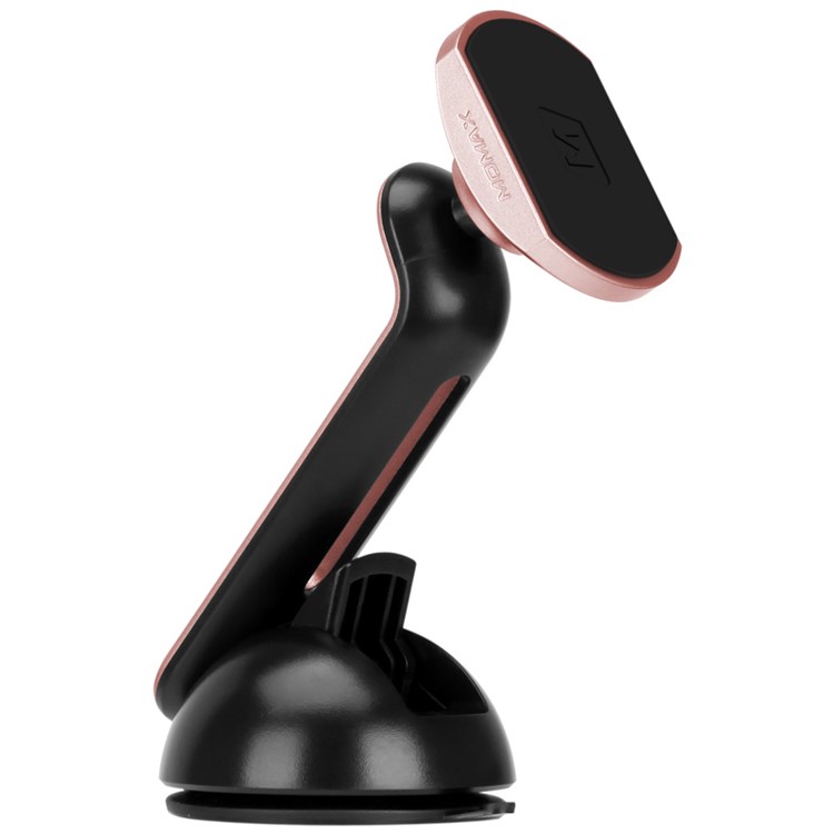 MOMAX Elite Suction Style Magnetic Car Holder for iPhone Samsung HTC Etc. - Rose Gold Color-1