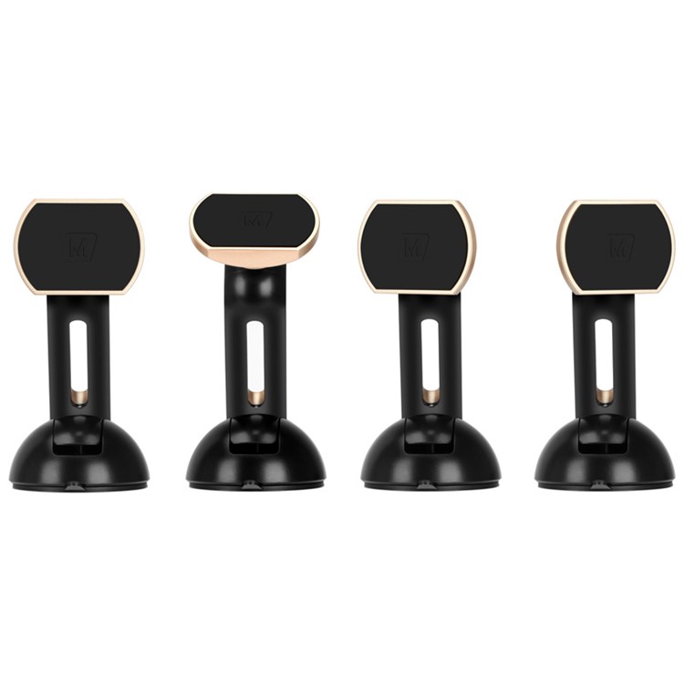 MOMAX Elite Suction Style Magnetic Car Holder for iPhone Samsung HTC Etc. - Rose Gold Color-12