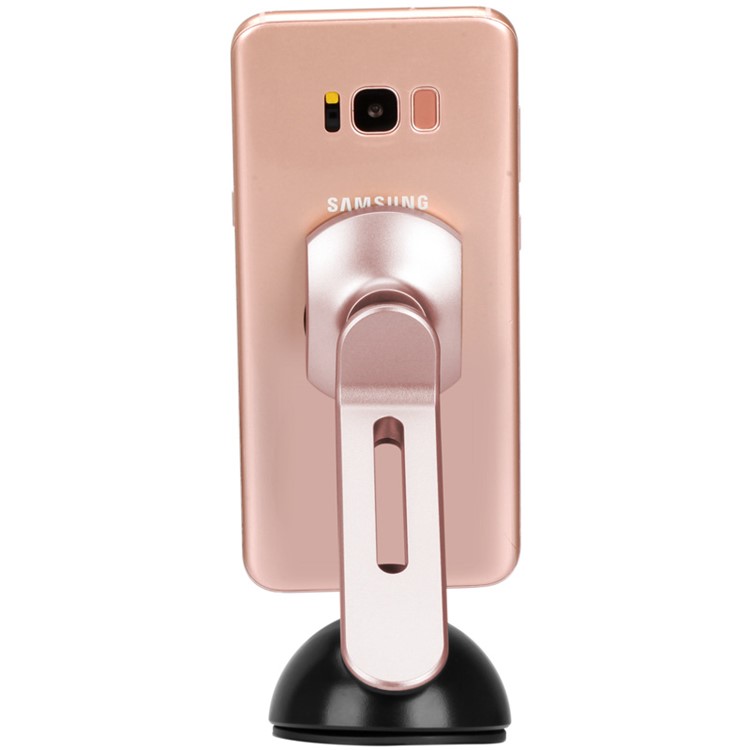 MOMAX Elite Suction Style Magnetic Car Holder for iPhone Samsung HTC Etc. - Rose Gold Color-13