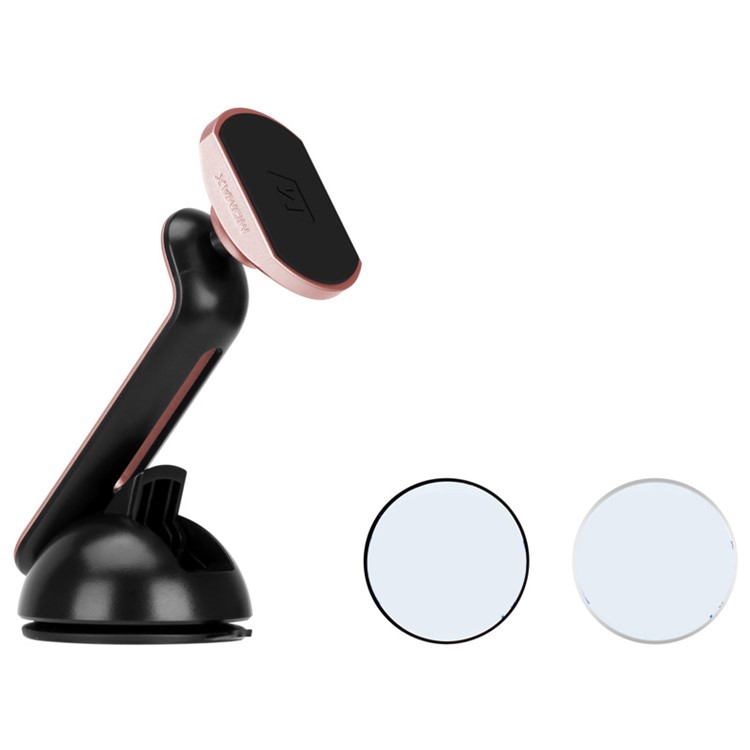 MOMAX Elite Suction Style Magnetic Car Holder for iPhone Samsung HTC Etc. - Rose Gold Color-14