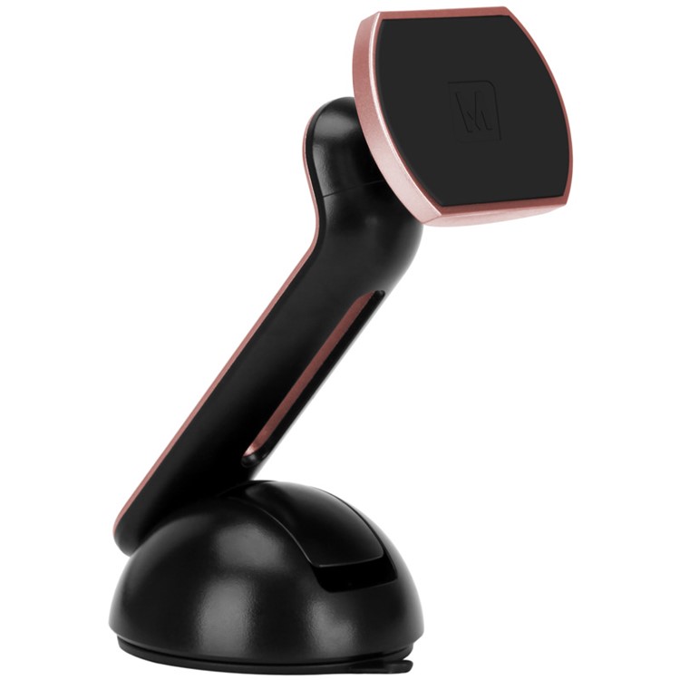 MOMAX Elite Suction Style Magnetic Car Holder for iPhone Samsung HTC Etc. - Rose Gold Color-4