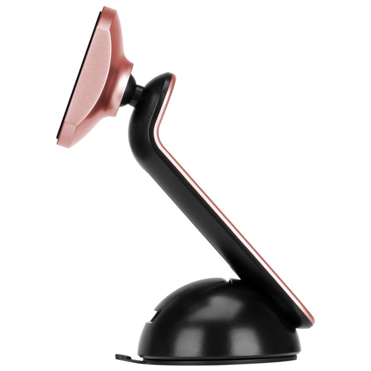 MOMAX Elite Suction Style Magnetic Car Holder for iPhone Samsung HTC Etc. - Rose Gold Color-5