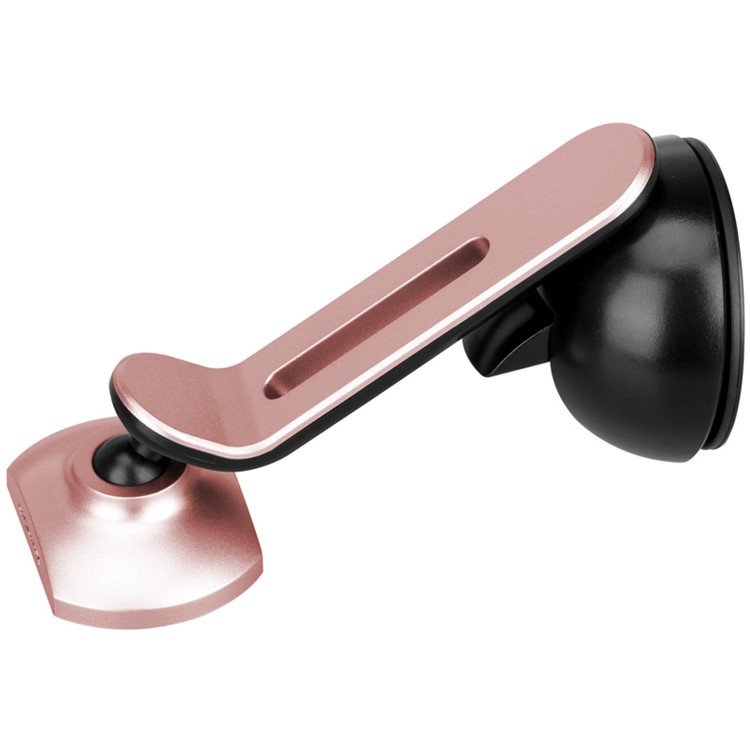 MOMAX Elite Suction Style Magnetic Car Holder for iPhone Samsung HTC Etc. - Rose Gold Color-8