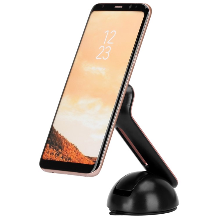 MOMAX Elite Suction Style Magnetic Car Holder for iPhone Samsung HTC Etc. - Rose Gold Color-9