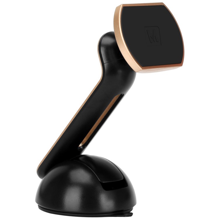 

MOMAX Elite Suction Style Magnetic Car Mount Stand for iPhone Samsung HTC Etc. - Gold Color