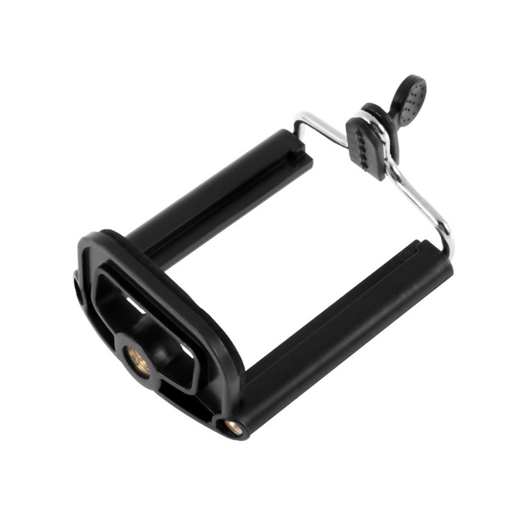 Mini Extendable Tripod + Phone Holder for iPhone Samsung, Width: 55-85mm - Silver Color-4