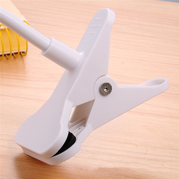 Universal Flexible Long Arm Mobile Phone Holder Desktop Bed Lazy Bracket Stand - White-7