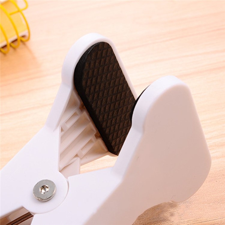 Universal Flexible Long Arm Mobile Phone Holder Desktop Bed Lazy Bracket Stand - White-8