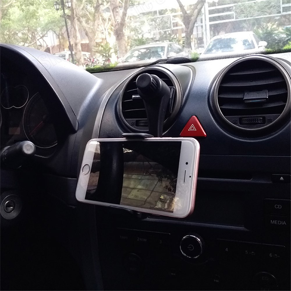 360 Degrees Rotating Car Air Vent Mount Mobile Phone Holder for Phone Between 3.5 inch - 5.5 inch-7