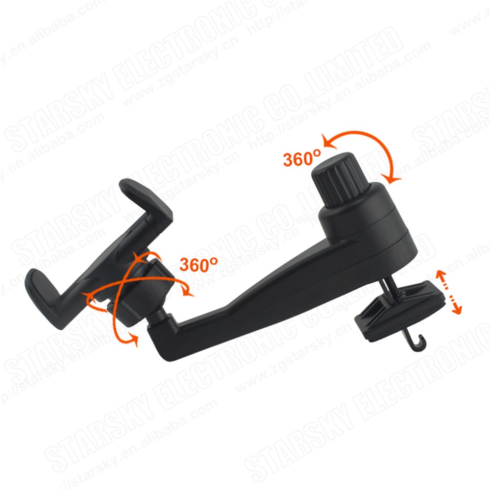 360 Degrees Rotating Car Air Vent Mount Mobile Phone Holder for Phone Between 3.5 inch - 5.5 inch-9