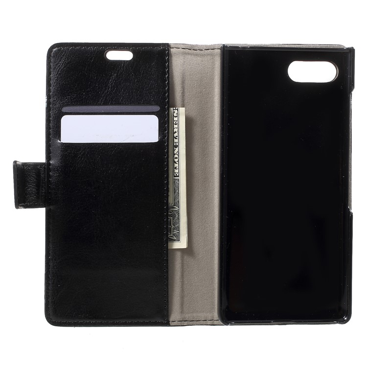 Pattern Printing Stand Leather Wallet Mobile Case for BlackBerry Key2 - Fierce Wolf-5