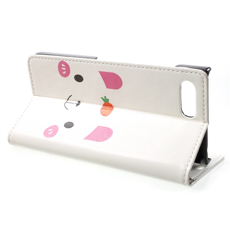 Pattern Printing Stand Leather Magnetic Wallet Cell Phone Cover for BlackBerry Key2 - Cute Animal-4