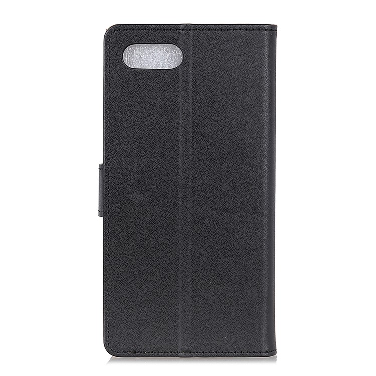 PU Leather Magnetic Wallet Cell Phone Cover with Stand for BlackBerry Key2 - Black-3