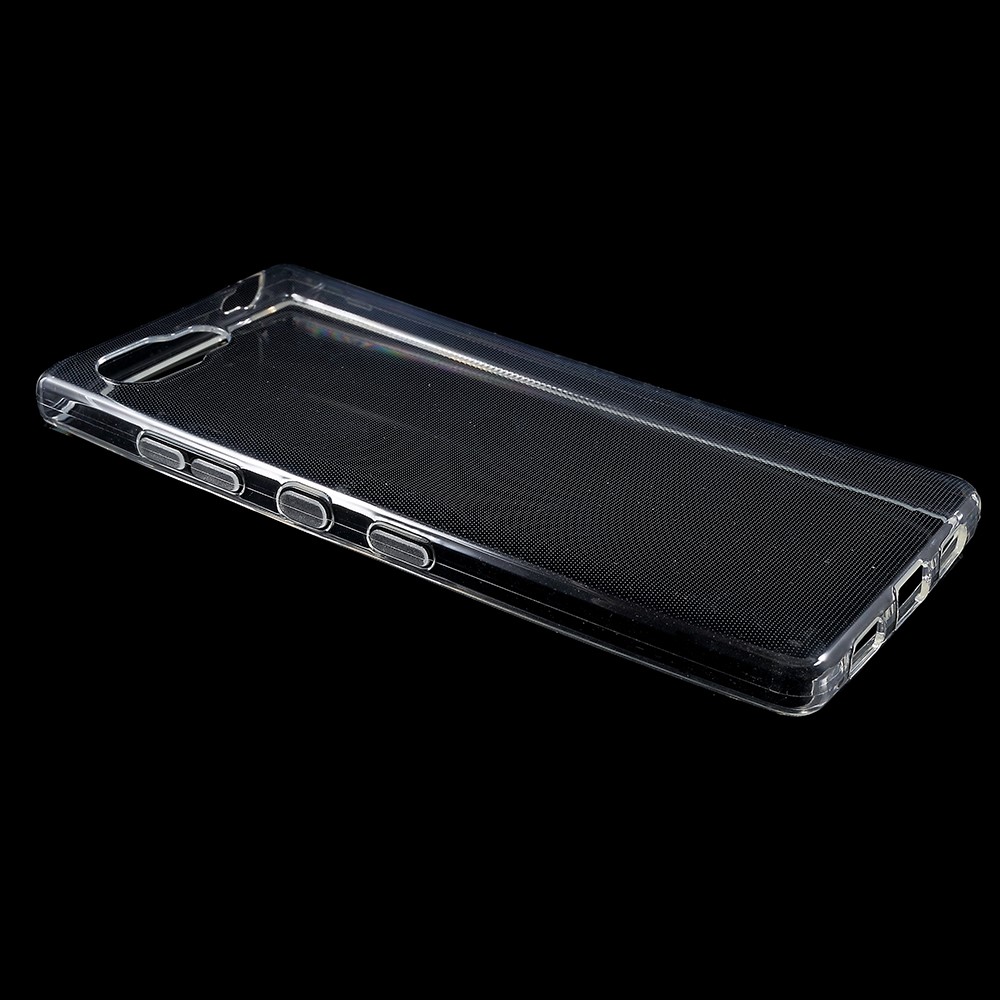10Pcs/Set Clear Soft TPU Mobile Phone Cases with Non-slip Inner for BlackBerry Key2-3