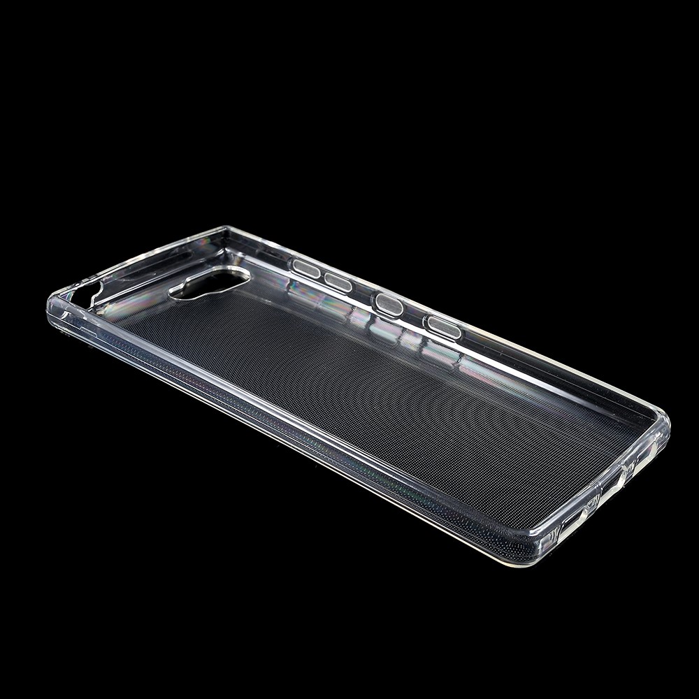 10Pcs/Set Clear Soft TPU Mobile Phone Cases with Non-slip Inner for BlackBerry Key2-4