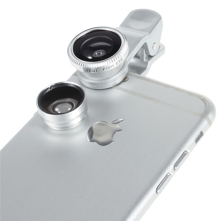 Universal Clip 3 in 1 Fisheye-lens & Wide-angle & Macro Lens Kit