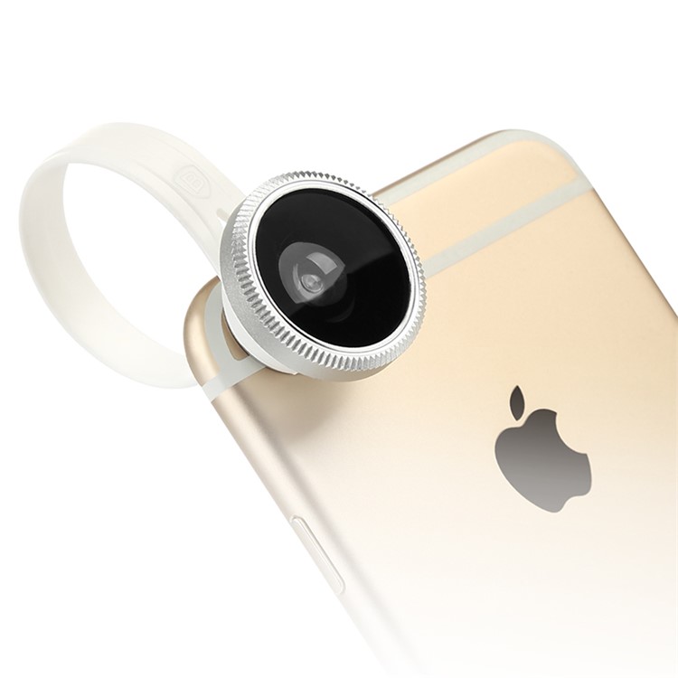 BASEUS Clip-on Fisheye + Wide Angle + Macro Lens for Apple Samsung Sony LG HTC etc Smartphones-2