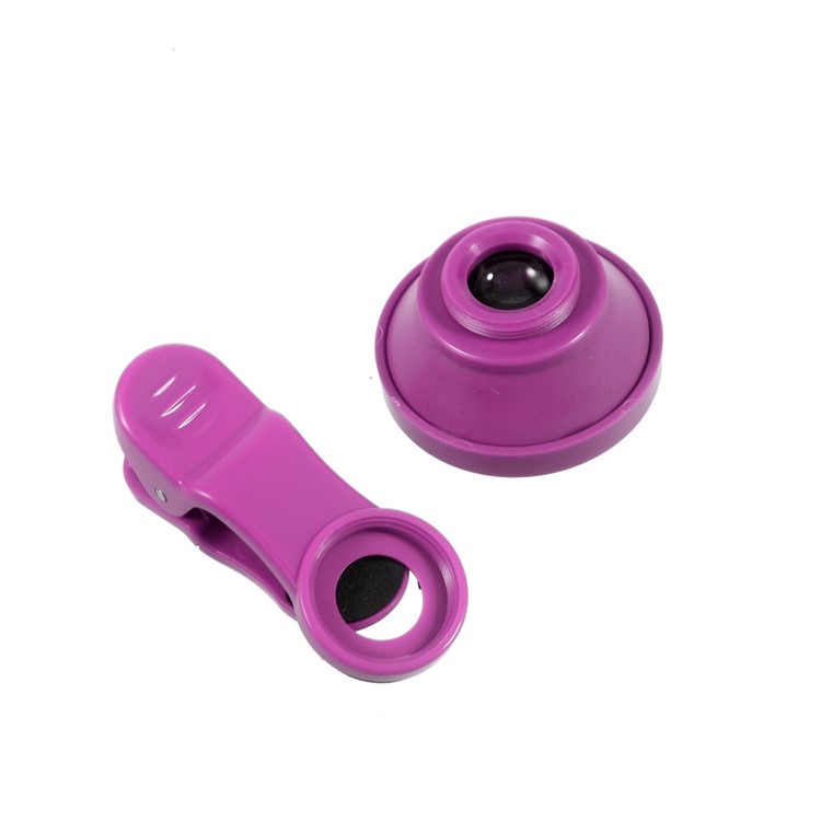 T-002 Selfie Universal Camera Lens for iPhone Samsung HTC Huawei Etc - Rose-3
