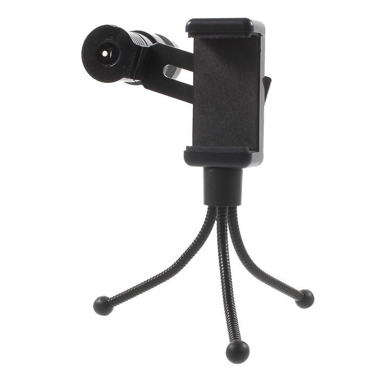 TY409 Universal 9X Wide-angle Lens + 9X Fisheye Lens + 9X Macro Lens + Clamp + Tripod Kit-8