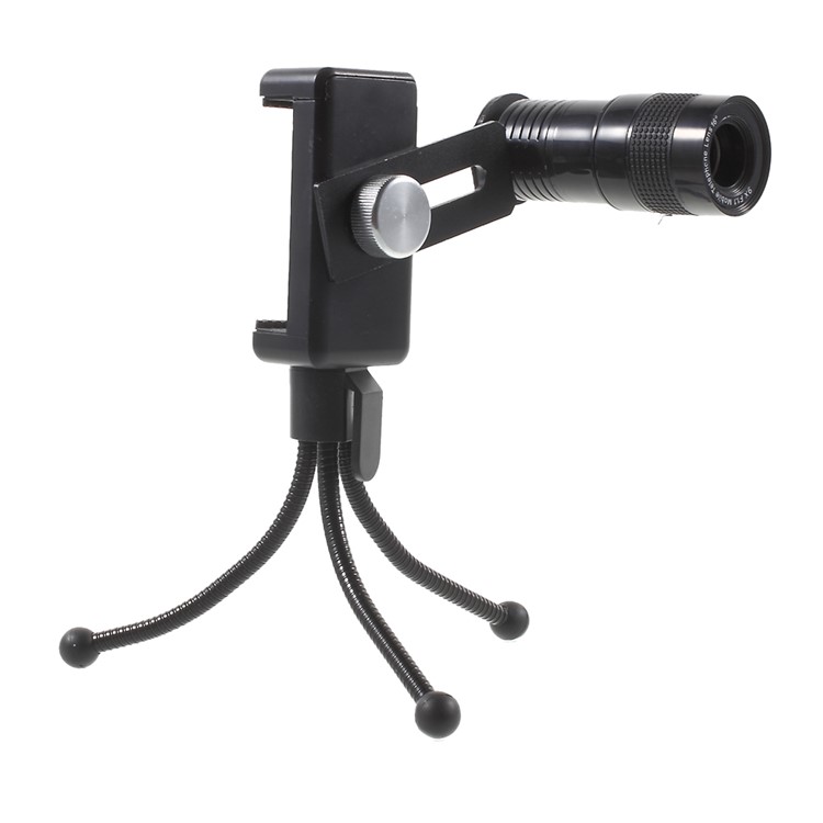 TY409 Universal 9X Wide-angle Lens + 9X Fisheye Lens + 9X Macro Lens + Clamp + Tripod Kit-9