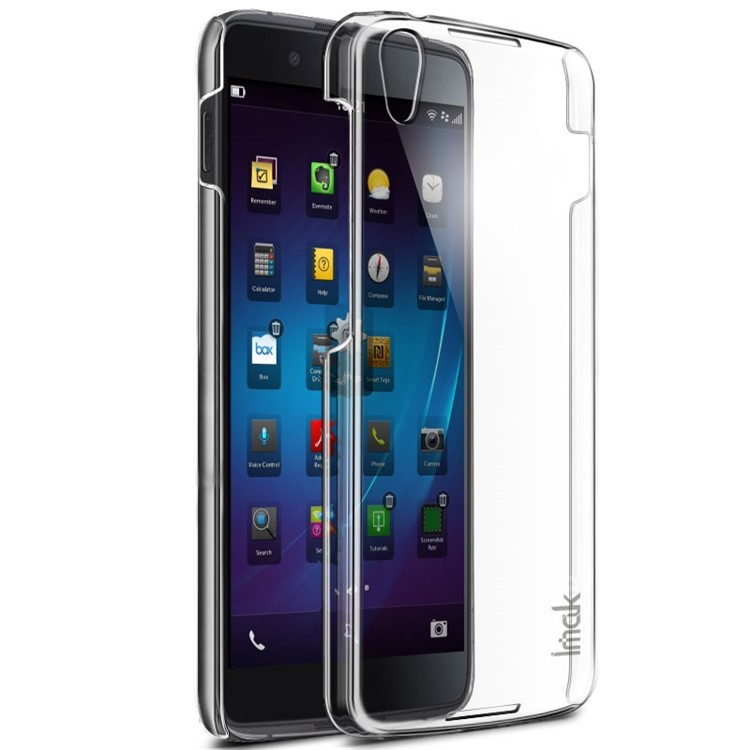 IMAK Crystal Clear Hard Phone Case Wear Resistant for BlackBerry Neon-3