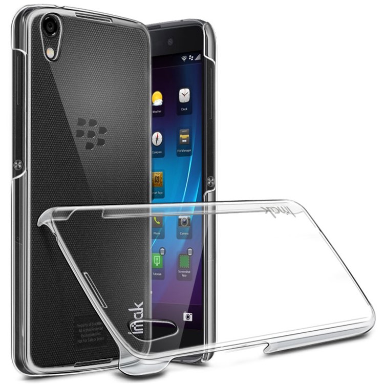 IMAK Crystal Clear Hard Phone Case Wear Resistant for BlackBerry Neon-4
