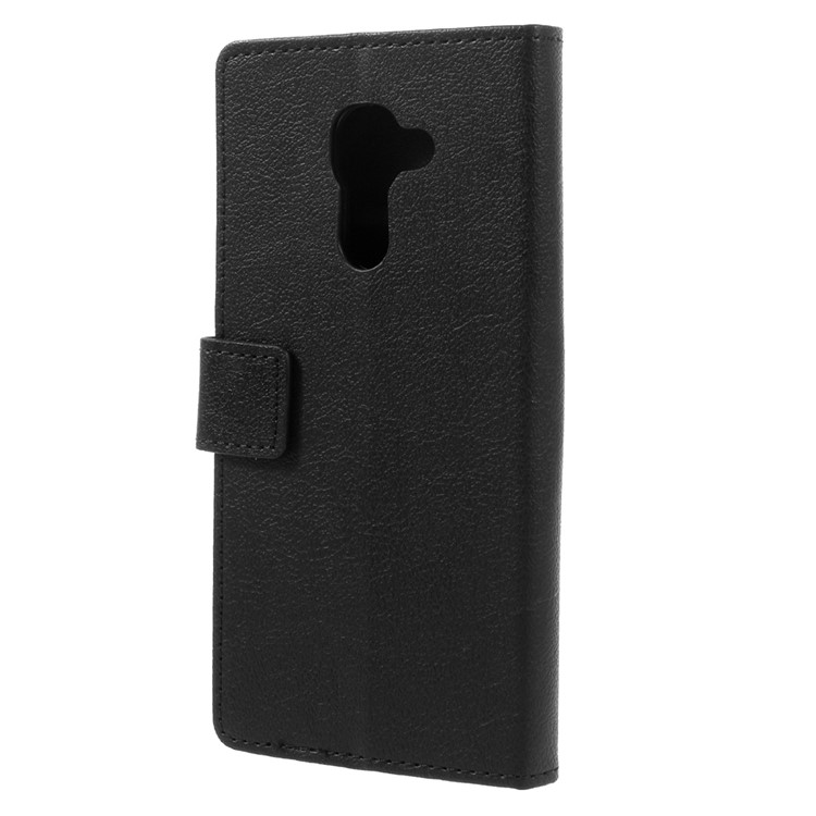 Wallet Leather Stand Case for BlackBerry DTEK60 - Black-2