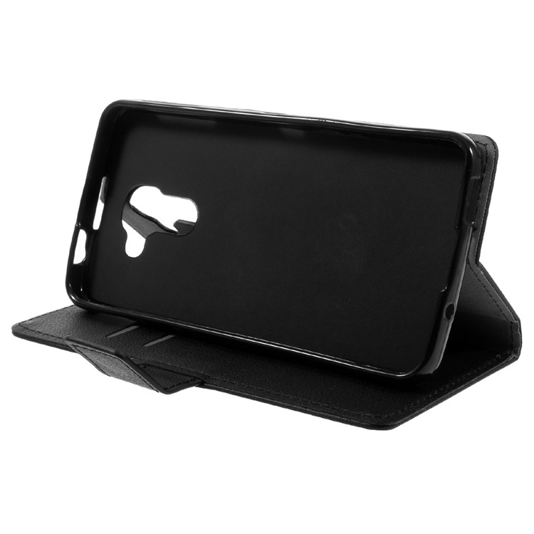 Wallet Leather Stand Case for BlackBerry DTEK60 - Black-4