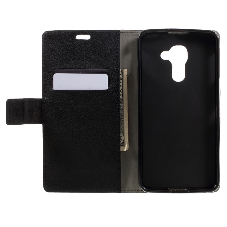 Wallet Leather Stand Case for BlackBerry DTEK60 - Black-6