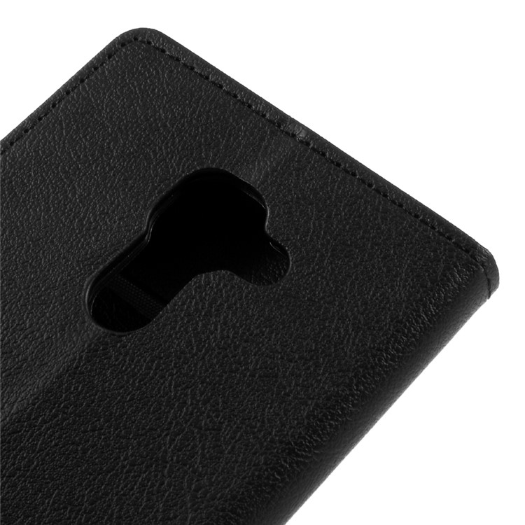 Wallet Leather Stand Case for BlackBerry DTEK60 - Black-8