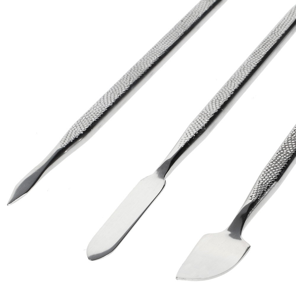 JAKEMY 3-in-1 Metal Spudger Pry Opening Repair Tools Set for iPhone iPad Samsung Smartphone Tablet JM-OP07-2